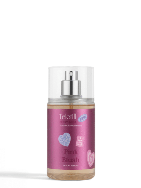 Telofill Pink Blush Body Mist Travel Size رذاذ الجسم تيلوفيل بينك بلاش بحجم السفر