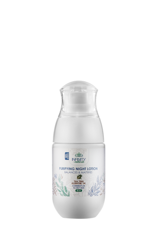Infinity Naturals Purifying Night Lotion Tea Tree لوشن ليلي منقي من إنفينيتي ناتشورالز بخلاصة شجرة الشاي