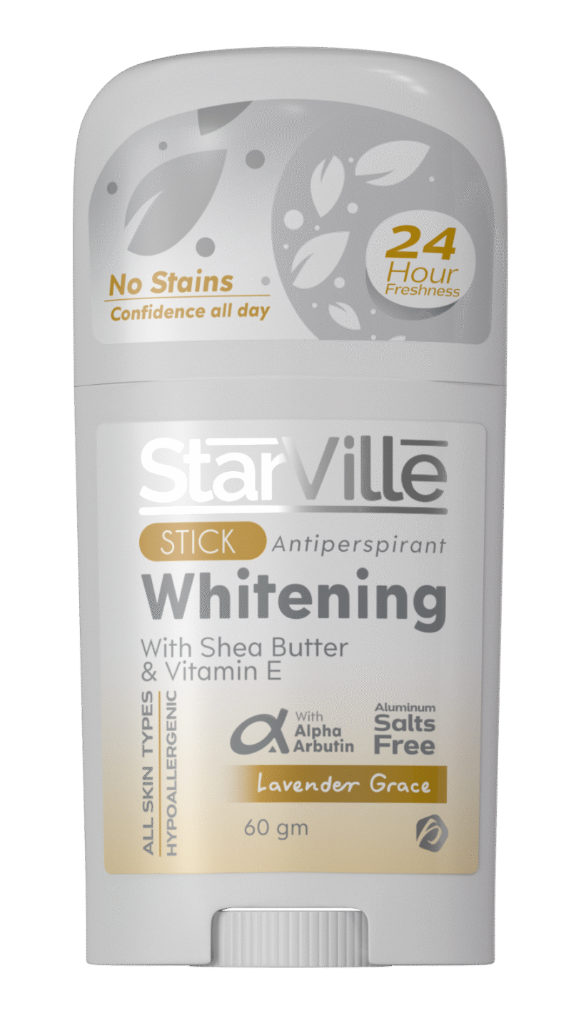 StarVille Whitening Stick Lavender Grace 60 ml  ستارفيل - عصا تبييض برائحة اللافندر - 60 مل