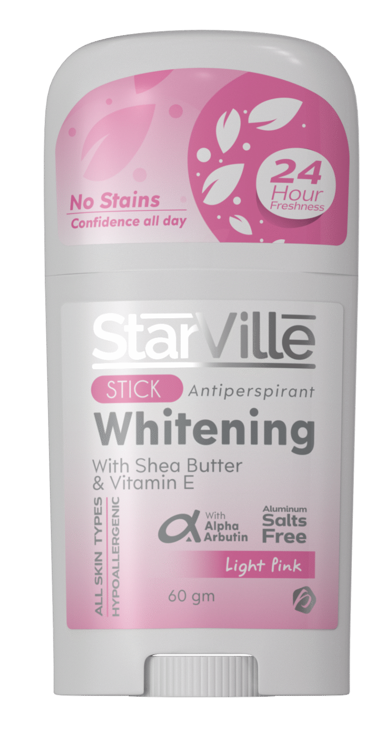 StarVille Whitening Stick Light Pink 60 ml  قلم تبييض ستارفيل وردي فاتح 60 مل