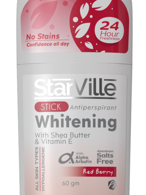 Starville Whitening stick Red Berry 60 ml  عصا تبييض ستارفيل بالتوت الأحمر 60 مل