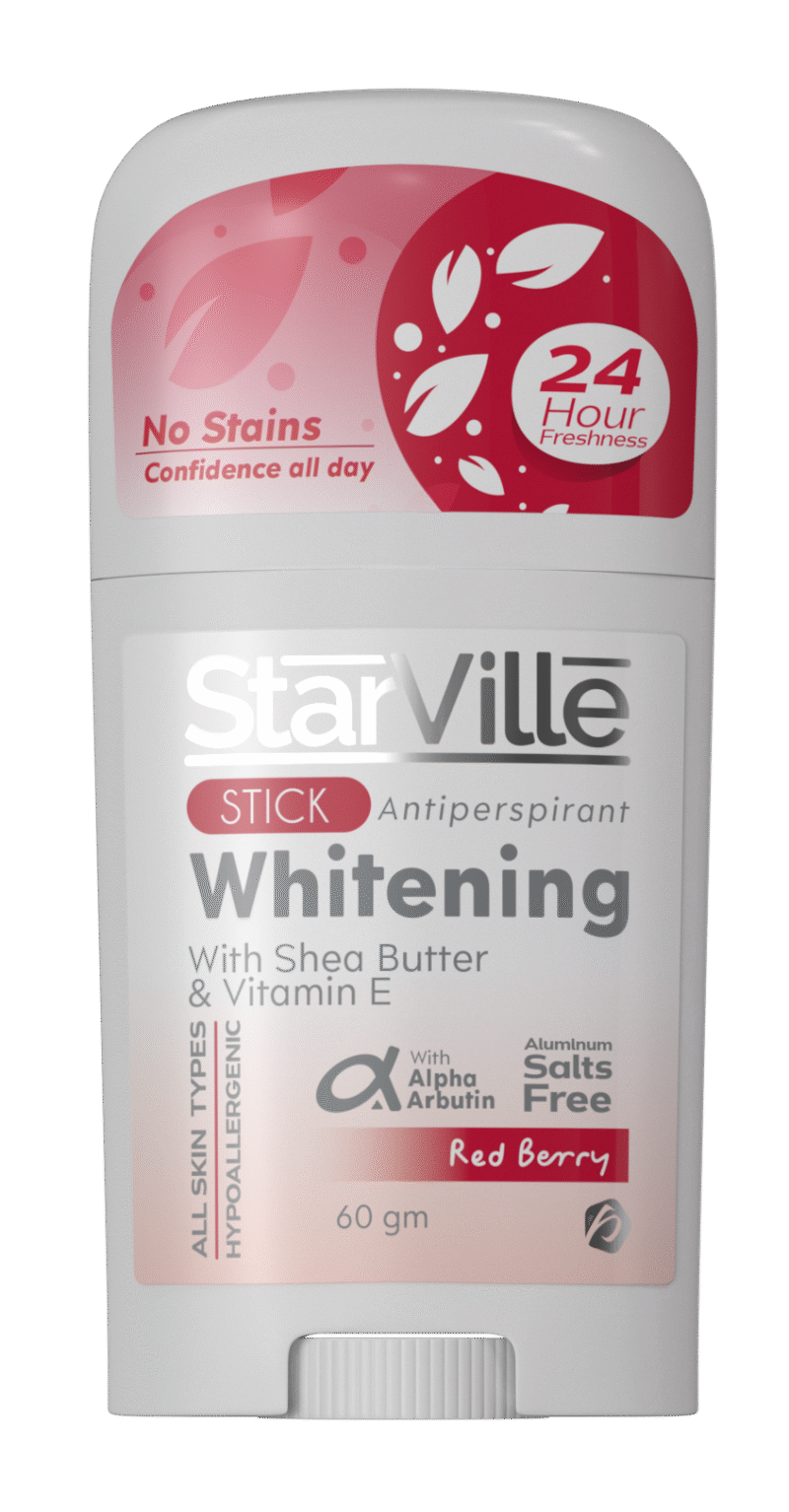 Starville Whitening stick Red Berry 60 ml  عصا تبييض ستارفيل بالتوت الأحمر 60 مل