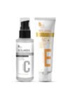 Kolgara Offer Vitamin C Serum 30 ml + Sunscreen Gel cream كولجارا تقدم سيروم فيتامين سي 30 مل + كريم جل واقي من الشمس