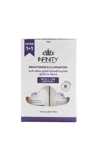 2 Items of Brightening & Illuminating Roll On - Berry scent Promo Pack  قطعتان من مزيل العرق الدوار المُشرق والمُضيء - عبوة ترويجية برائحة التوت